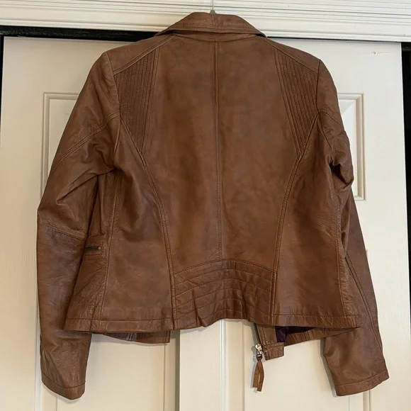 Andrew Marc-Marc New York Leather Jacket NWOT - Picture 7 of 9